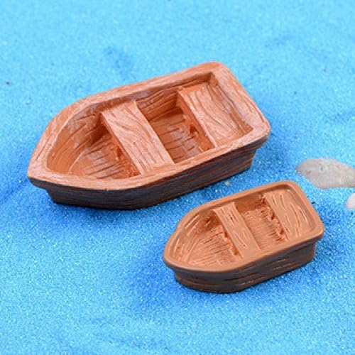 10 Pcs/Set Miniature Steamboats Micro Scenary Landscape Ornaments Decor 3.5 X 1.5Cm Sand Table Model
