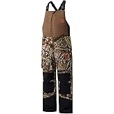 BASSDASH Splice II Men’s Insulated Waterproof Camo Hunting Bibs Ripstop Fishing Pants