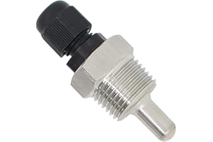 OTOMATICO 1/2 inch thermowell Stainless Steel 304 with Plastic Cap for Beer fermenter ds18b20 pt100 Homebrew Boiler 30 50 100 150 200 300 400 500mm (30mm)