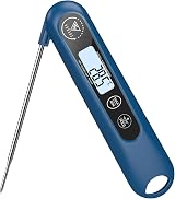 DOQAUS Meat Thermometer with Foldable Probe Backlit Display - -50C to 300C view 1