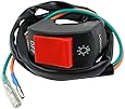iWonow Motorcycle 7 / 8 Inch Universal Handlebar Mounting Switch DC 12V for Motorbike Fog Lamp Head Light Electrical System