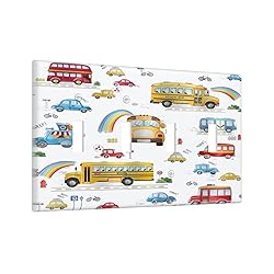 Wpshijia Kids Bus Taxi Truck 4 Gang Decorative