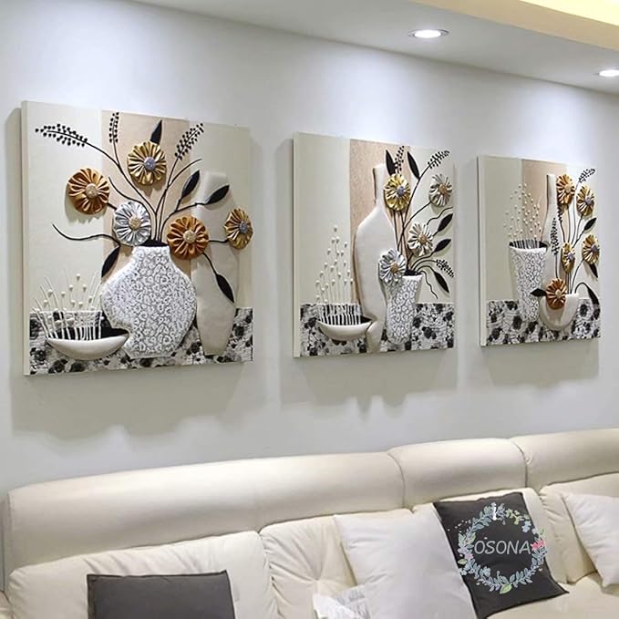 Amazon 壁掛け アートパネル 壁飾り おしゃれ ウォールアート 浮き彫り モダン アートフレーム 北欧 ベッドルーム リビング