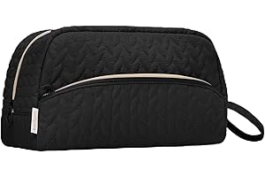 KarSyon Crochet Yarn Bag Knitting Bag Storage for Crocheting Accessories Crochet Hook Case Organizer Gift for Crochet Lovers (Black), K3201