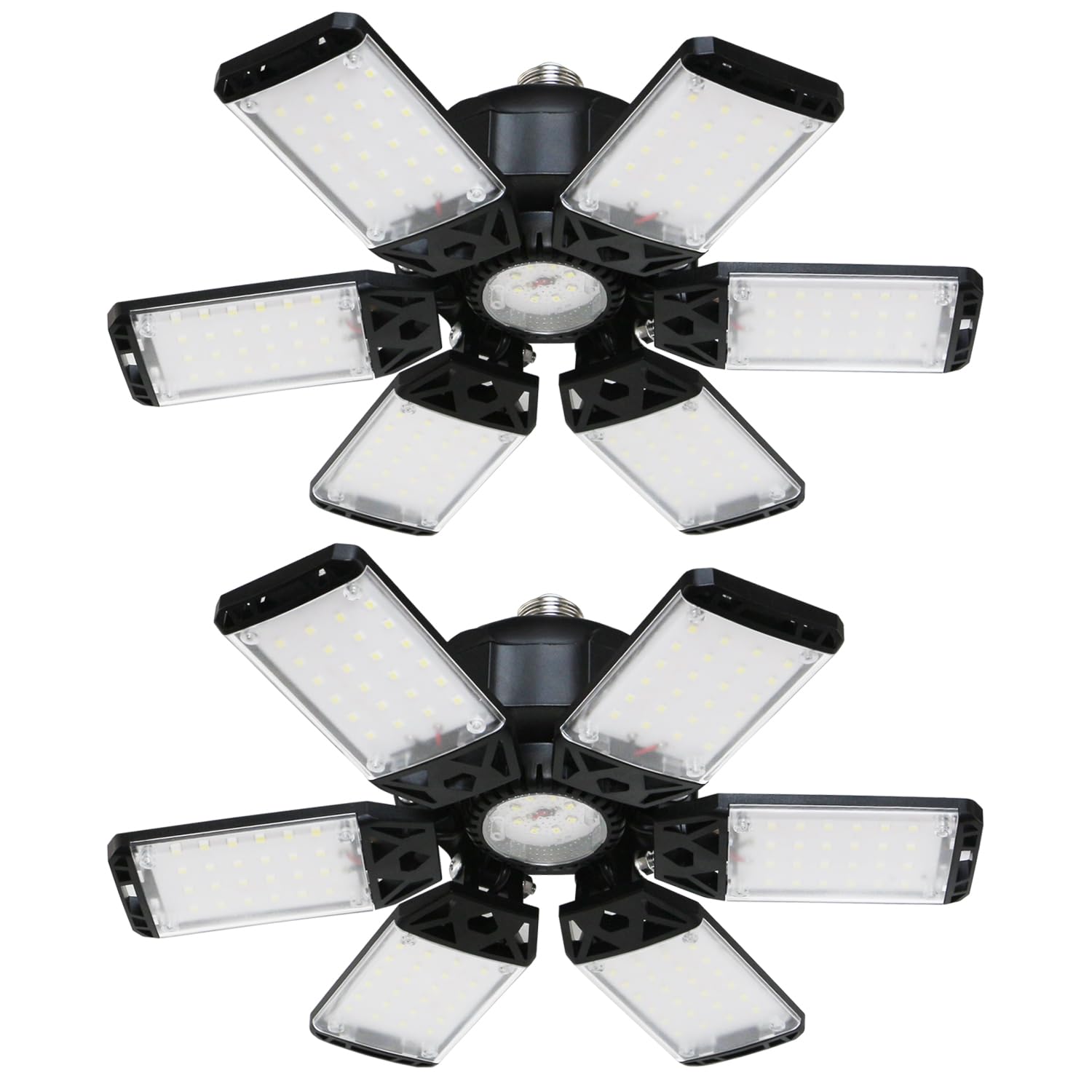 2Pack 160W Garage LED Light - 16000LM, 6+1