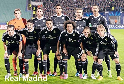 J-4823 Real Madrid 2014/2015 Football , Soccer, Sport Collections,decorative Poster Print Vintage New Size: 35 X 24 Inch.#35