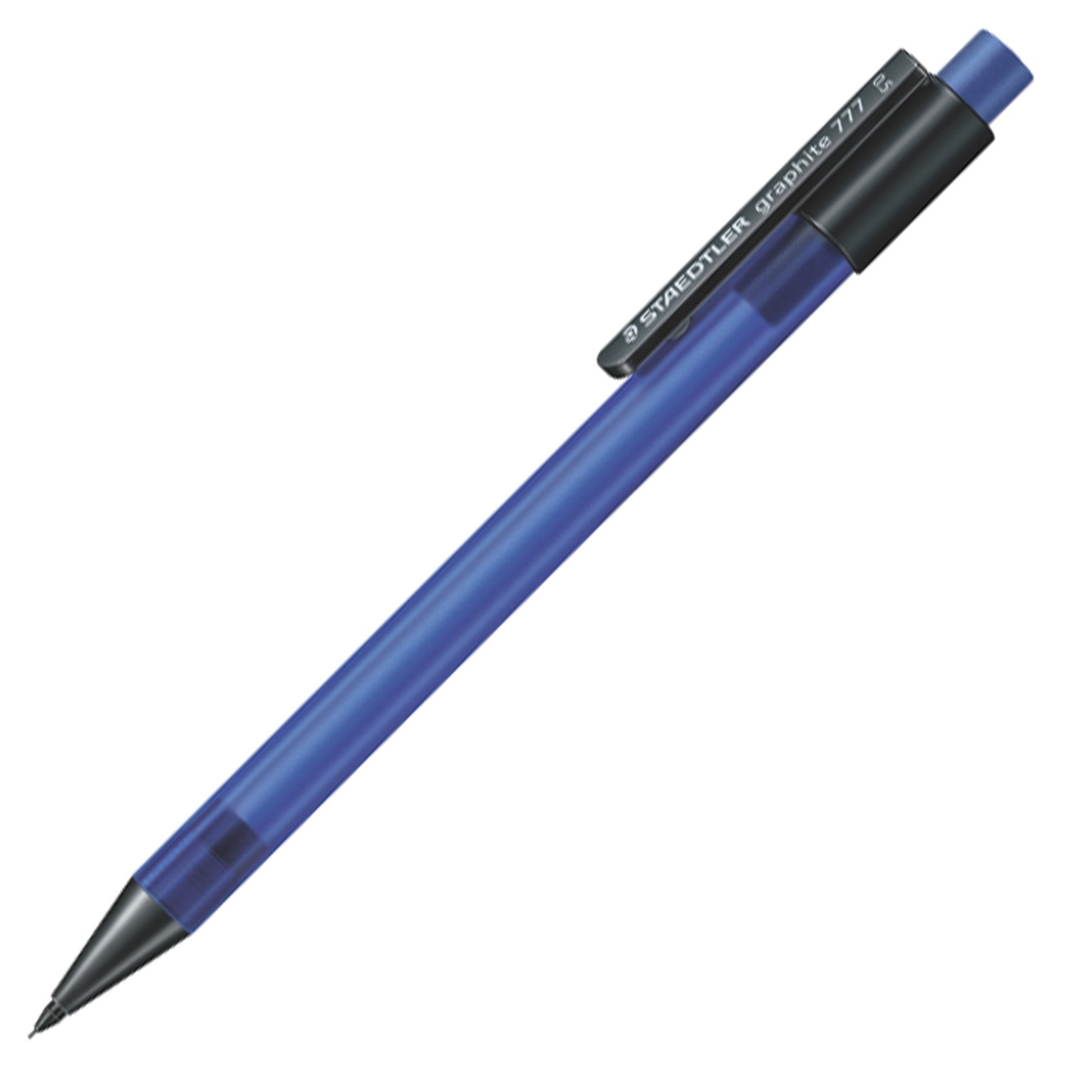 Staedtler Mechanical pencil graphite 777, 0.5 mm, B, transparent blue