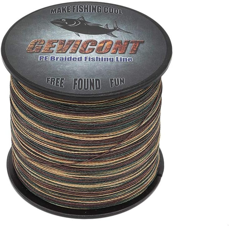 GEVICONT Braided Fishing Line 6lb-100lb Abrasion Resistant Braid Line Strong High Cost Performance Superline