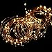 B-right LED String Lights, 33ft 100 LEDs 8 Modes Copper Wire Lights Waterproof Festival Decorative Starry Fairy String Lights Battery Operated with Remote Control for Indoor Garden Patio Warm White