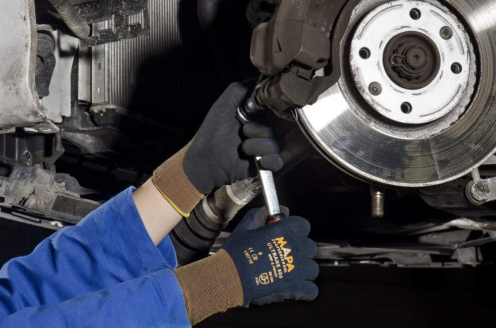 MAPA Professional ULTRANE 500, Size 10, Protective Gloves, (1 Pair), Black, 10 (XL) - Image 5