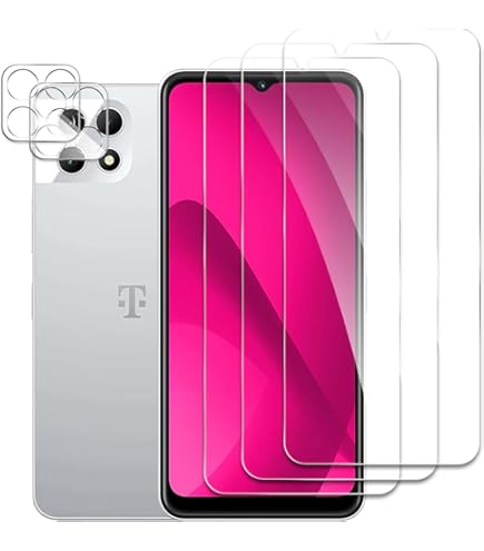 KAREEN 2 Pack Privacy Screen Protector For T-Mobile Revvl 7 5G Anti Spy Private Tempered Glass Film, Anti-Scratch, Bubble Free, Case Friendly