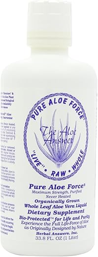 Whole Raw Aloe Vera Juice 32 fl. oz. by Herbal Answers