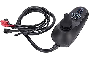Generic DC 24V Electric Power Chair Controller Joystick, 50A 6 Keys Joystick Controller Universal Remote Control for Electric