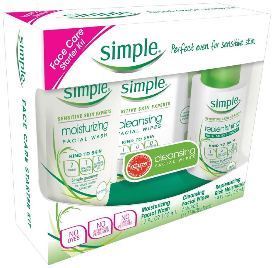 Simple Face Care Trial Set Beauty