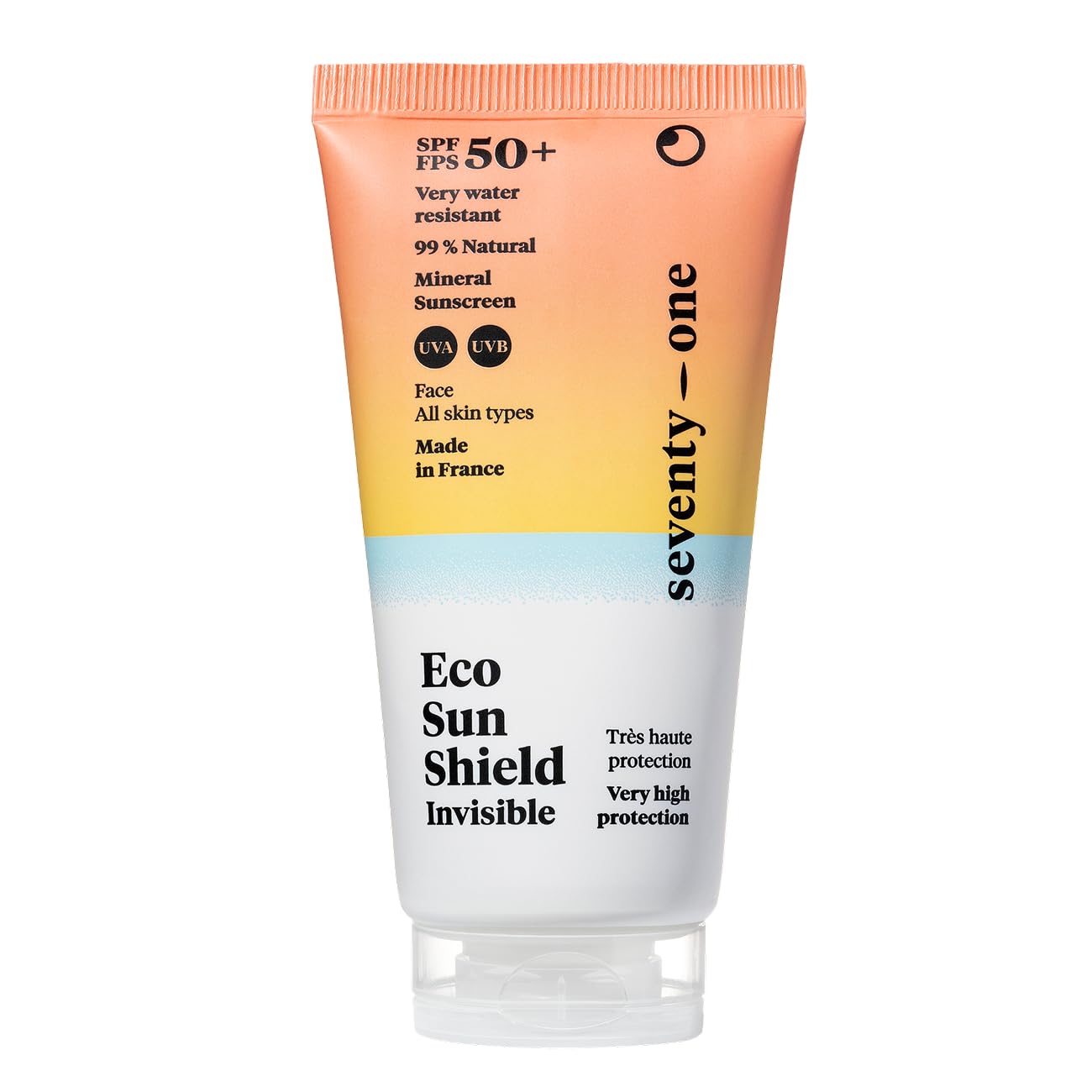 SeventyOne Percent | Eco Sun Invisible Spray SPF 50+ | Very High Sun Protection Body | UVA 25 | Vegan | Very Waterproof | 100% Mineral Filters - 99% Natural | Made in France | 100 ml