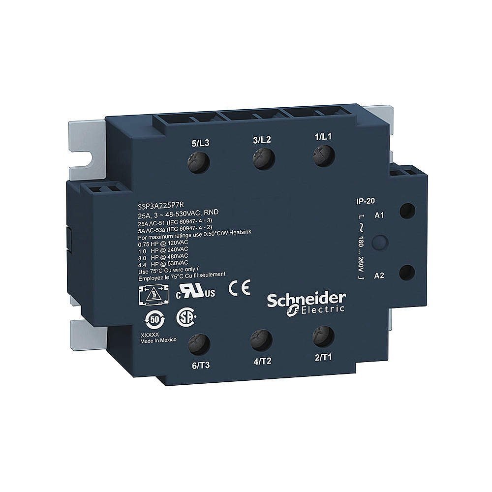 Schneider Electric, Harmony Solid State Panel Mount Relay, Zero Voltage Switching, Thermal Pad, 50 A, Input 4-32V DC