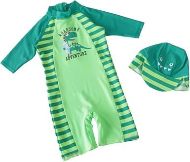 baby boy swimsuit with hat