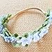 Baby Girls Nylon Headbands - Super Soft & Stretchy for Craft DIY Hair Bows - Bulk 50pcs (Cream)