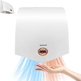 GMDQ 1600W Powerful Hand Dryers for Bathrooms Commercial, Electric Hand Dryer Touchless, Extra Quiet Low Noise(40db), Wall Mounted Type