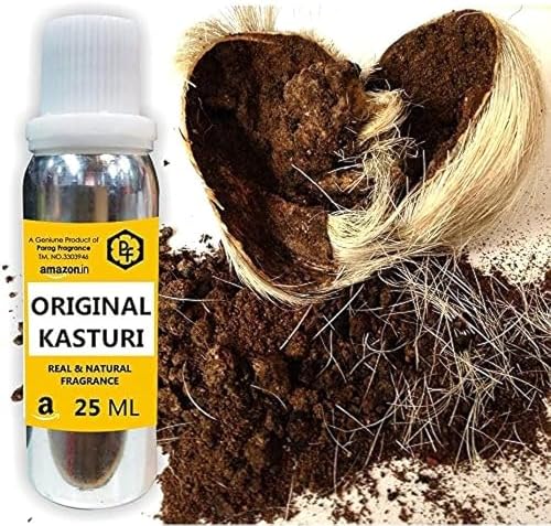 Parag Fragrances Black Kasturi Musk 25ml, Real And Long Lasting