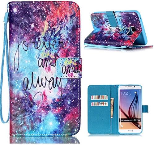 S6 Edge Plus Case,S6 Edge Plus Wallet Case,S6 Edge Plus Handbag,Tribe-Tiger Splendid Star Pattern Premium Wallet Handbag Leather Kickstand Case Cover For Samsung Galaxy S6 Edge Plus