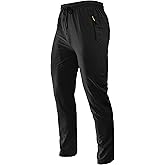 FFEATIANDY Men's Hiking Pants Lightweight Quick Dry Waterproof Breathable Athletic Joggers Track Running Sweatpants