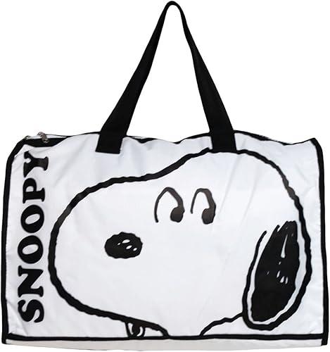 Amazon Peanuts Snoopy スヌーピーフェイスボストン 横顔 ボストンバッグ