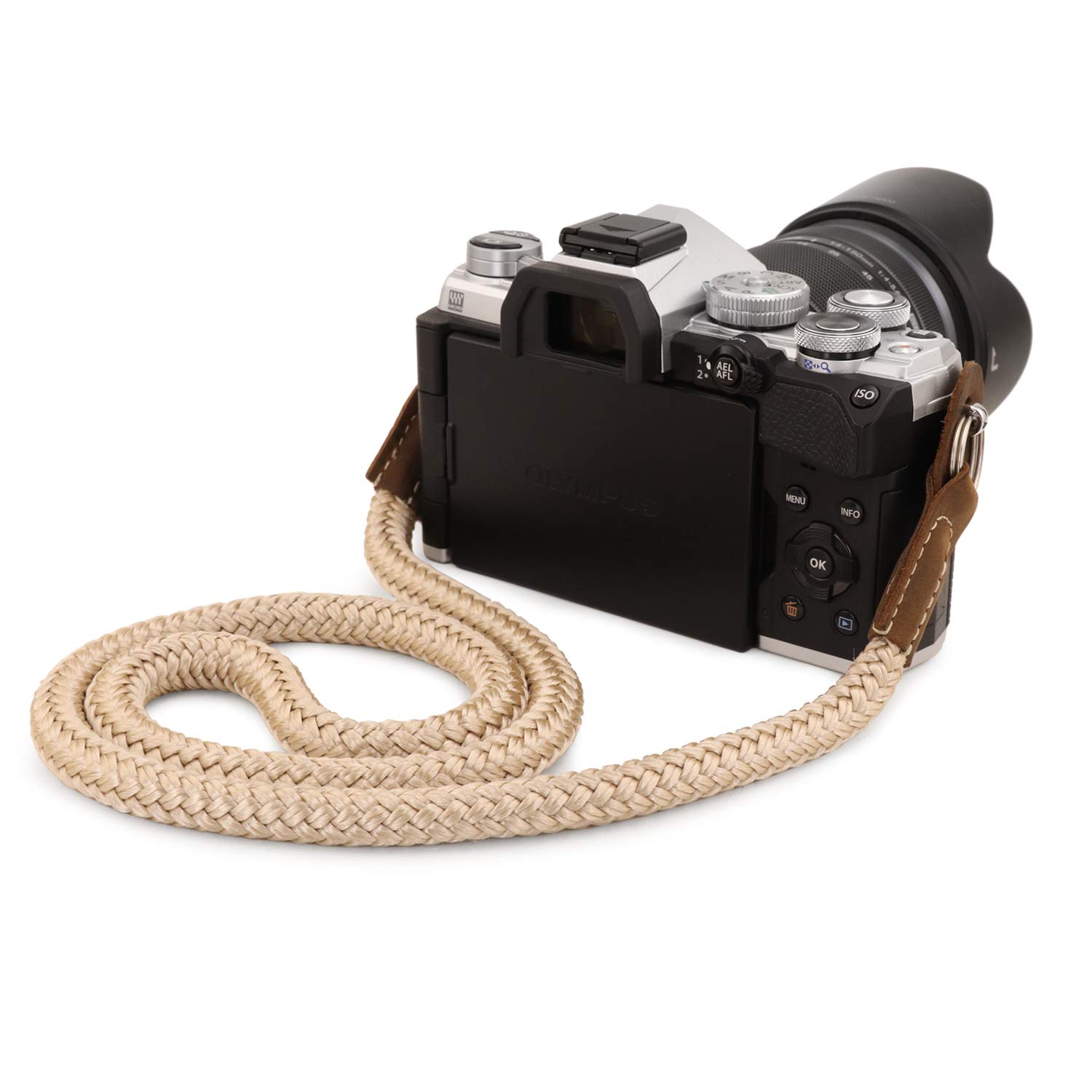 MegaGear SLR, DSLR Camera Cotton Wrist Strap - Cinnamon, Large - 100cm/39inc