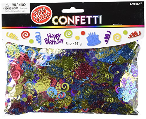 Happy Birthday Die-cut Confetti | 5oz. | Party Decor