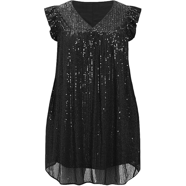 Amazon.com: MAYSTEPPE Sparkly Glitter Dress, Sequin Babydoll Summer Dress  Short Flowy Tiered Tunic Dress for Women Party Club Night(Pink) : Clothing,  Shoes & Jewelry
