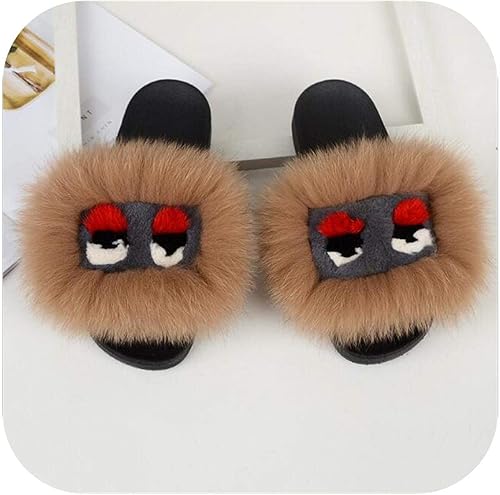 raccoon fur slides amazon