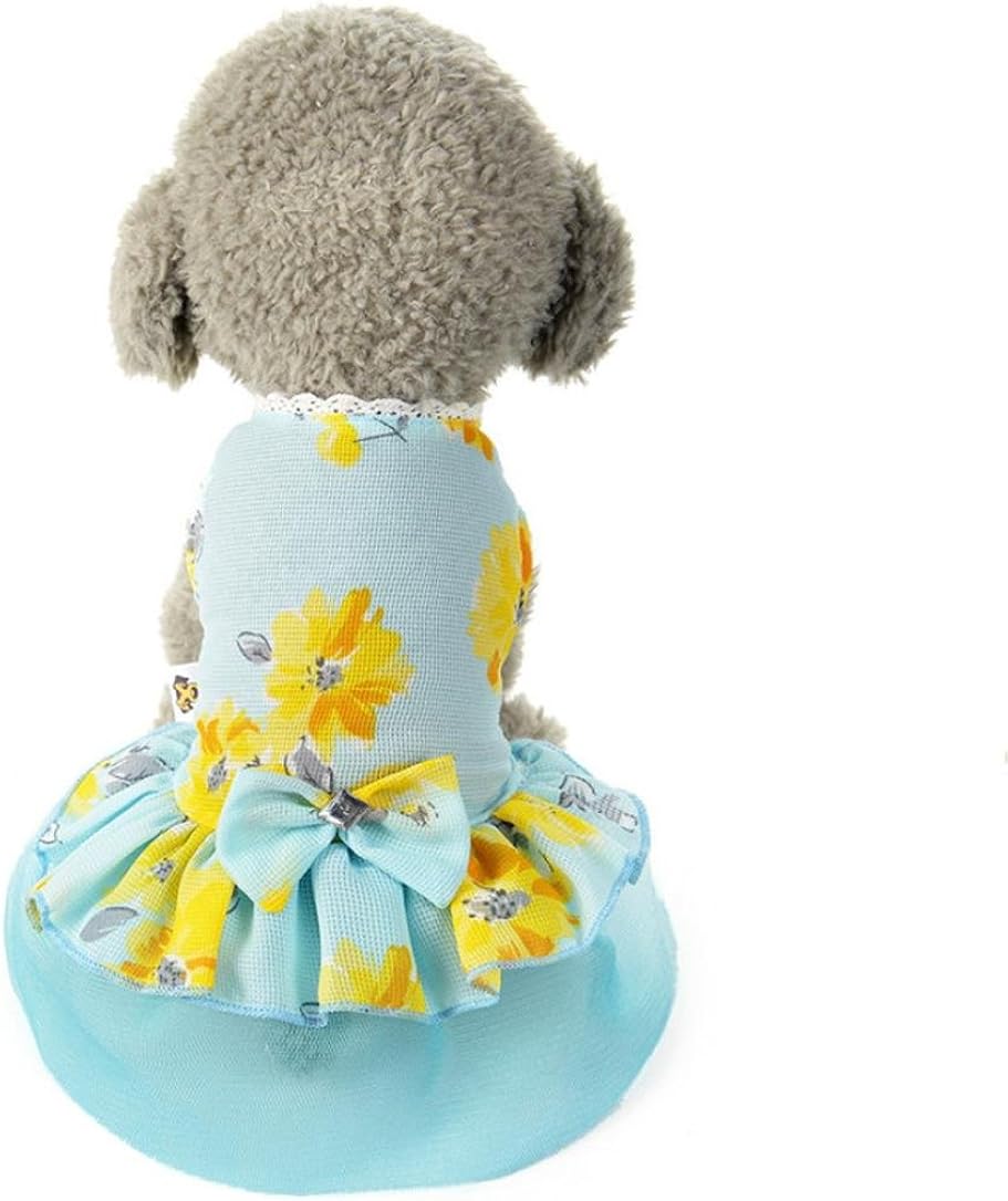 Pet Costume Dog Dress Dog Princess Dress Dog Dress Lace Skirt Pet Puppy