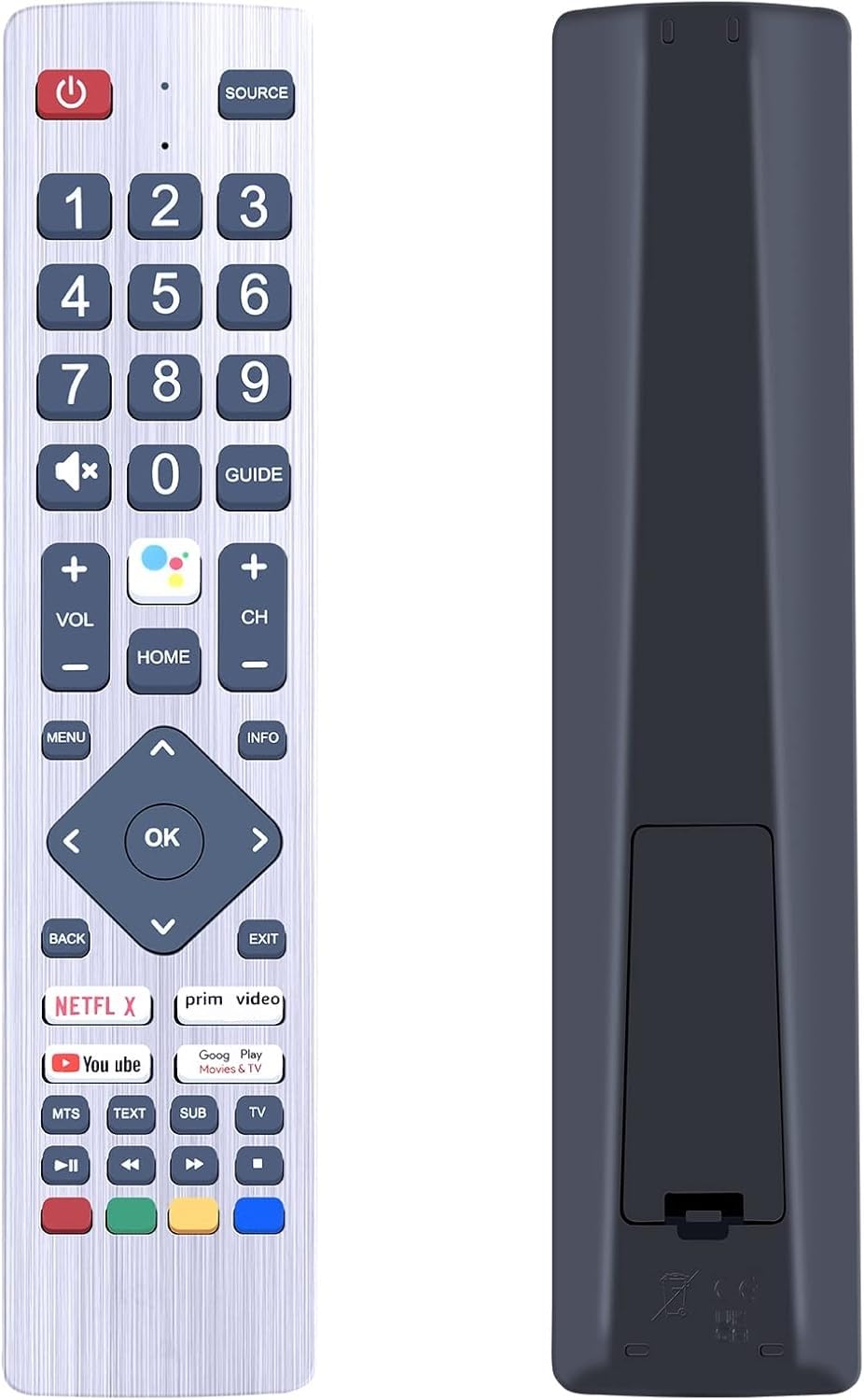 TCNOUMT Generic Replacement Remote Alternative for Sharp Smart HD Ultra TV With 4 Shortcut Buttons, no setup required