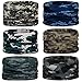 Headwear, Head Wrap, Neck Gaiter, Headband, Fishing Mask, Magic Scarf, Tube Mask, Face Bandana Mask, Neck Balaclava and Sport Scarf 12 in 1 Sweatband for Fishing, Hiking, Running, Motorcycling
