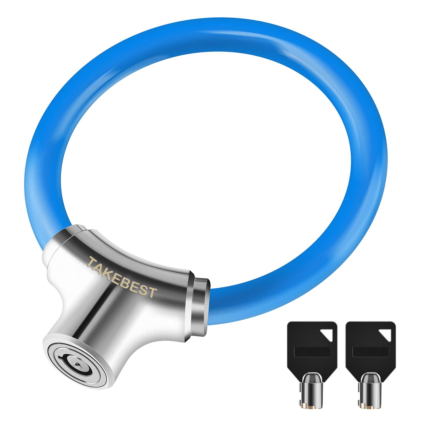 Suitable for All Types of Bicycles. TAKEBEST Bike Lock 12mm Heavy Duty