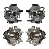 Front Rear Wheel Bearing & Hub Assembly Kit For
