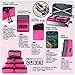 PRO Packing Cubes Lightweight Travel - Packing for Carry-on Luggage, Suitcase and Backpacking Accessories Set, Bubblegum Pink - 4 Piece