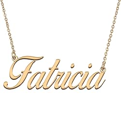 HUAN XUN Customized Custom Simple Any Name Necklace