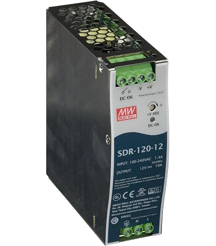 MEAN WELL SDR-480-24 24V 20 Amp 480W AC to DC DIN-Rail Power