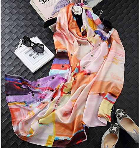 KYXXLD Pure silk towels, high-grade silk scarves, shawls dual-use
