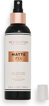 Revolution Beauty London Big Matte Fix Setting Spray 200ml Long Lasting Oil view 2