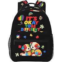 Colorful Puzzle Print Mini Backpack Rainbow Puzzle Print Backpack, Fun Patterned Travel Bag - Etsy main image 4