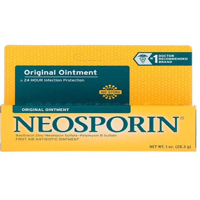 Buy Neosporin Original Antibiotic Ointment, 24Hour Infection Prevention for Minor Wound, 1 oz
