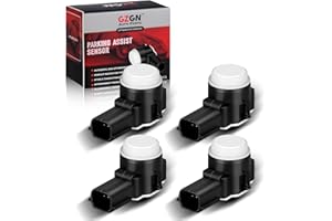 GZGN Parking Assist Sensor Compatible with Chevy Silverado Tahoe Suburban Camaro,GMC Yukon Sierra,Cadillac Escalade CTS CT6,Buick Encore Lacrosse,OE#52050134,4PCS Reverse Bumper Backup Parking Sensors