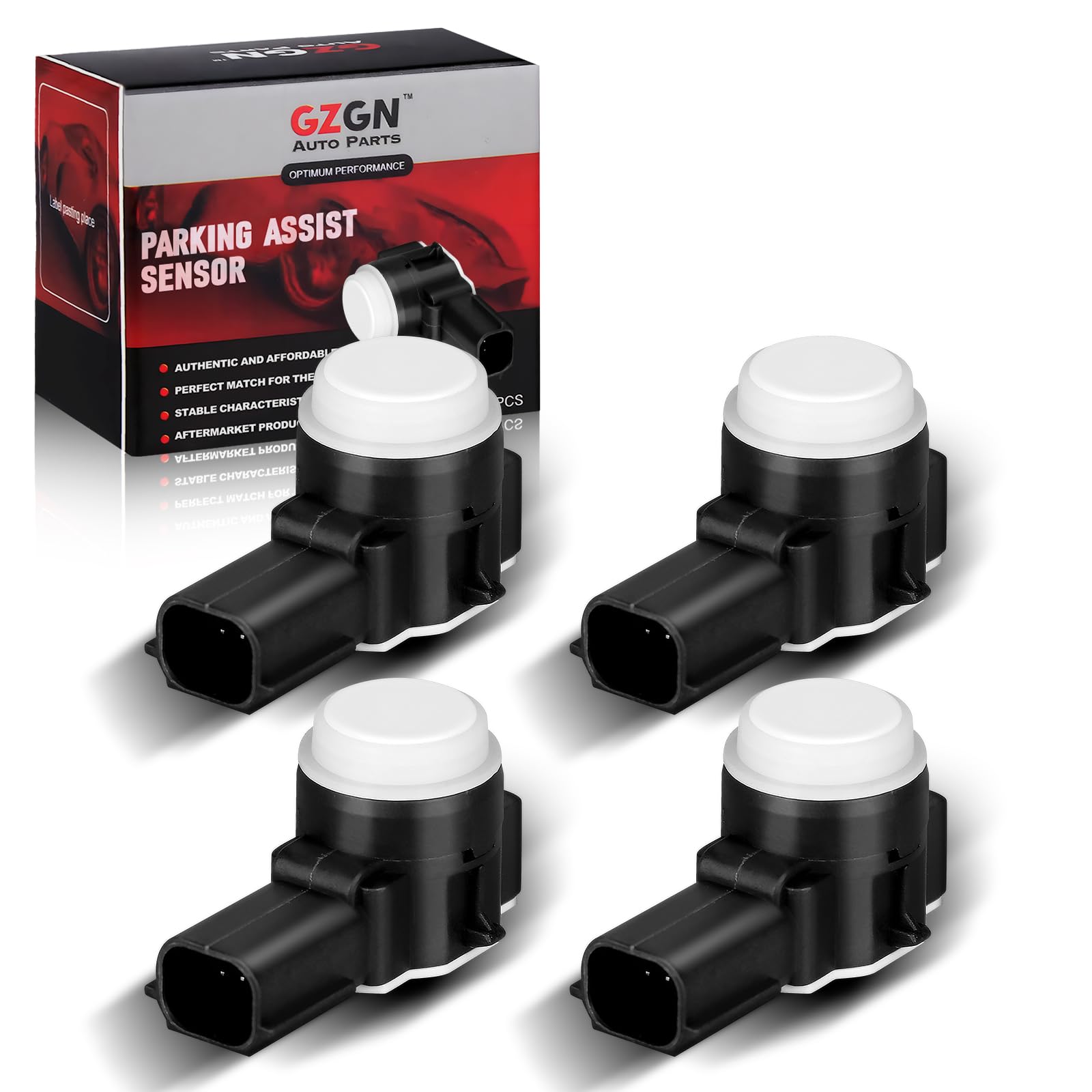 Photo 1 of GZGN Parking Assist Sensor Compatible with Chevy Suburban Tahoe Camaro Silverado,GMC Sierra Yukon,Cadillac Escalade CTS CT6,Buick Encore Lacrosse,OE#52050134,4PCS Reverse Bumper Backup Parking Sensors