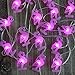 VSL#3 Flamingo String Lights Battery Operated Timer Control for 6hrs On and 18 hrs Off 20 Pink LED String of Lights Flexible Copper Wire Novelty Lights(FLM)