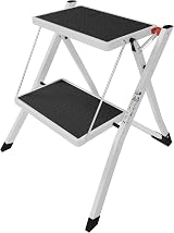 Home Vida 2 Step Ladder Heavy Duty Steel Portable Folding 150kg Max view 1