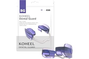 KOHEEL Mouth Guard for Teeth Grinding, Adjustable Dental Guard to Stop Bruxism, Night Guard, 2 Count (Medium)