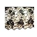 LaceQin 5 Yards 3D Swiss Yarn Lace Wedding African Lace Fabric French Royal Lace Fabric Silver White Yellow 4 Colors (Black)