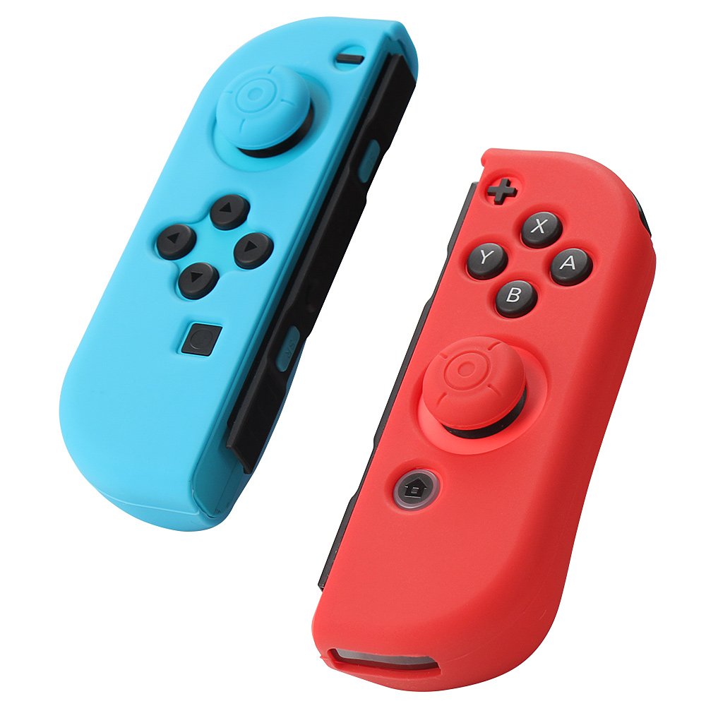 HSU Joy Con Case Silicone Cover Gel Guards for Nintendo Switch JoyCon Controller